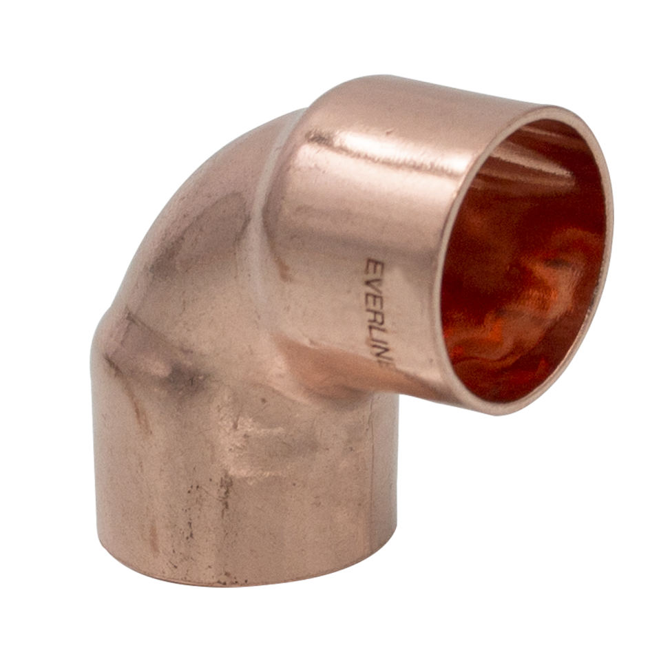 Medené koleno 18/90 FF