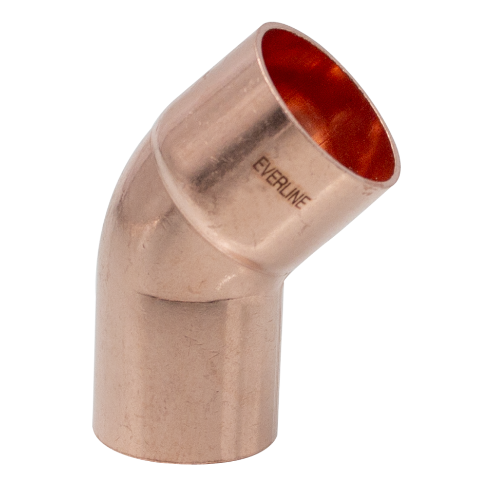 Copper elbow 28/45 MF