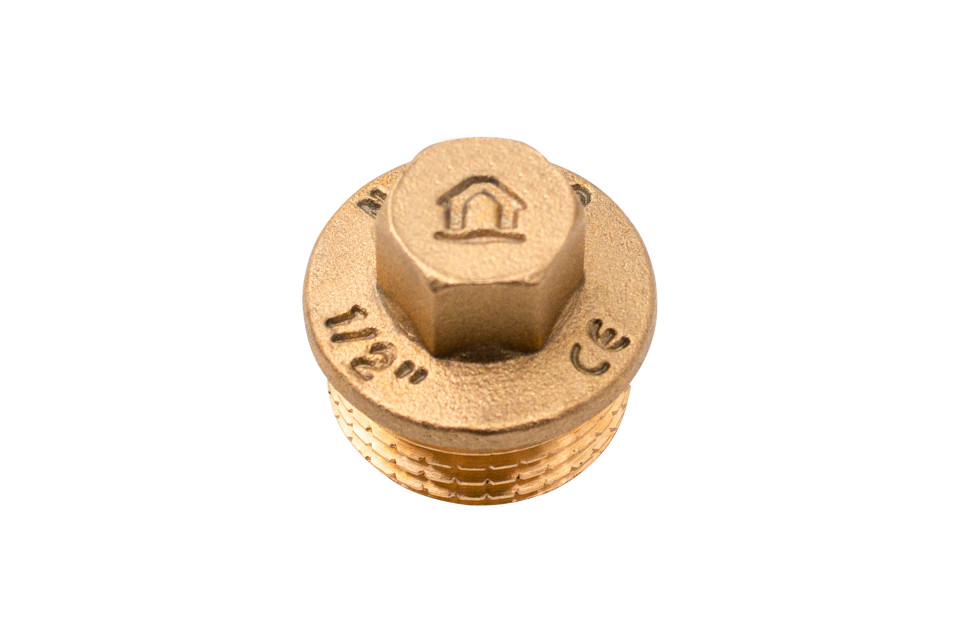 Mosadzná zátka CW617N 1/2