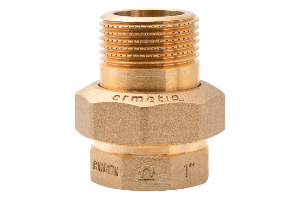 Mosadzné kúrenárske šróbenie priame CW617N 1