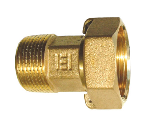 Mosadzná spojka pre vodomer 1-1/2