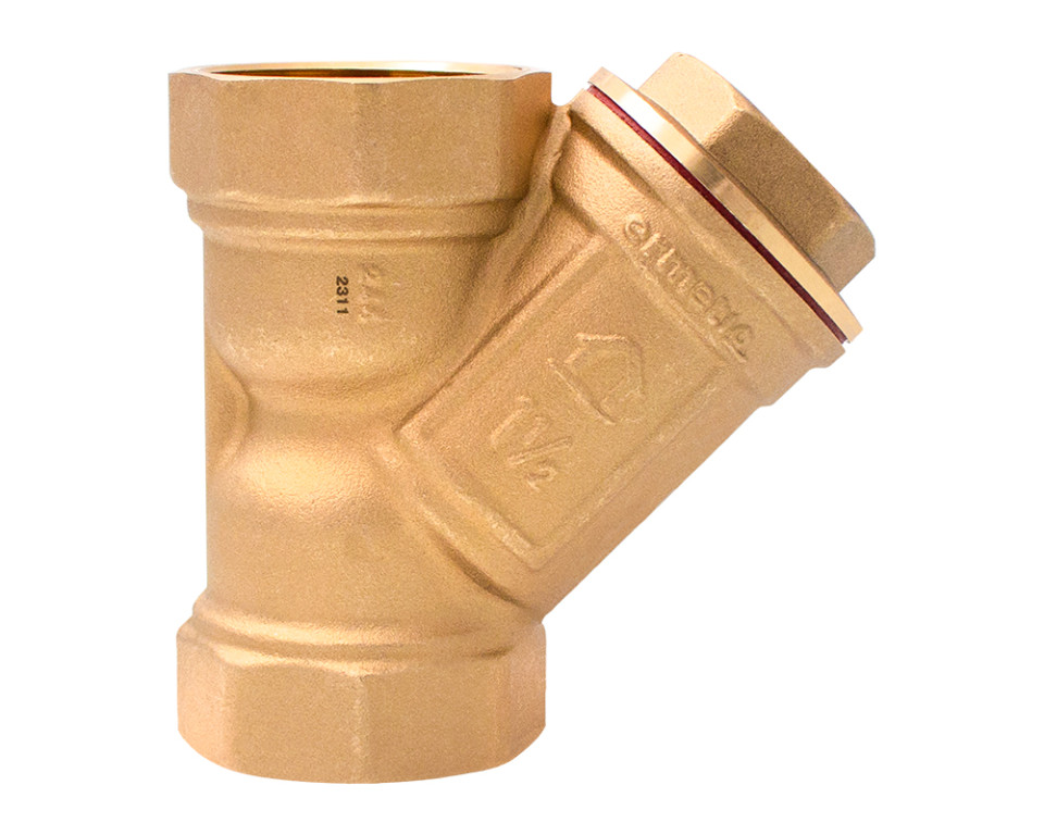 Mosadzný Y filter 1-1/2
