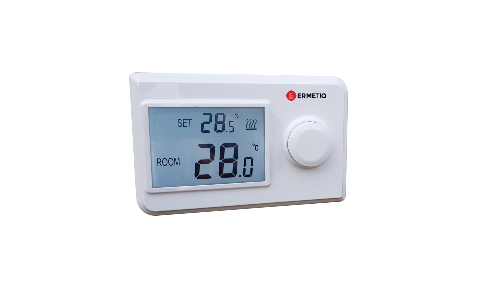 Káblový neprogramovateľný termostat 142x92x25mm