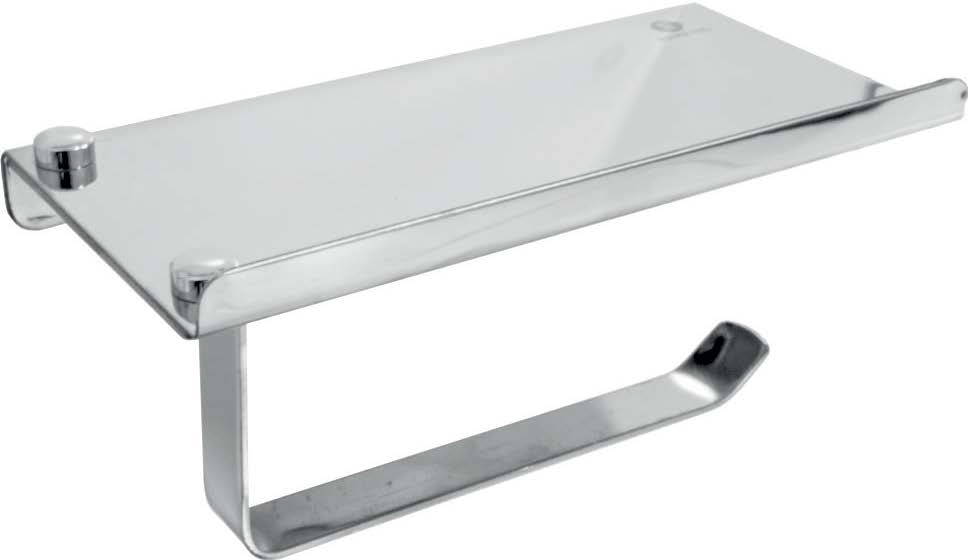 Držiak toaletného papiera s poličkou 180x90