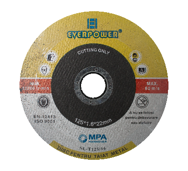 Rezný kotúč na kov 115x1x22 mm