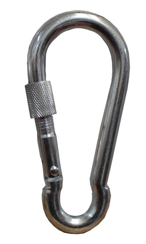 Rýchloupínacia oceľová karabína 5x50 mm