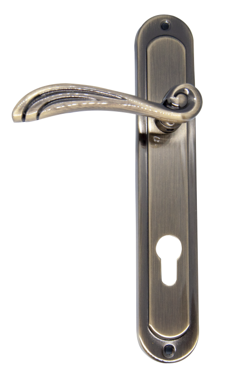 Rovná kľučka 90 na vložku, BRONZ 50x255x1,0