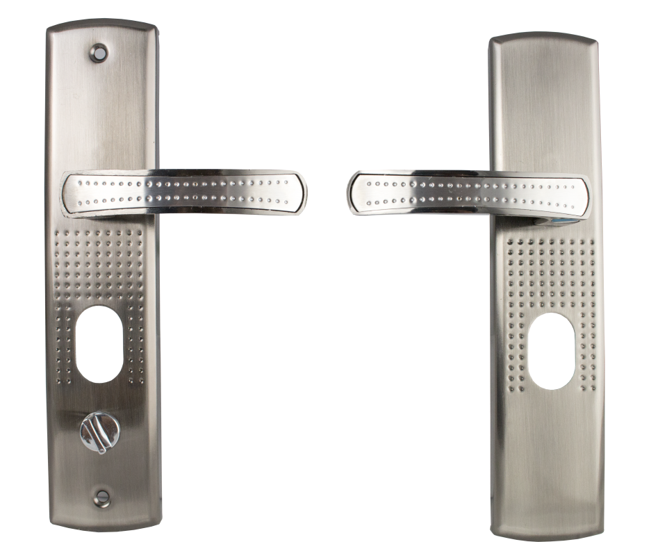 Kovová kľučka CHRÓM ĽAVÁ