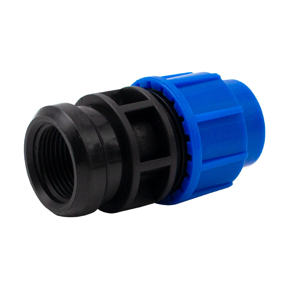 Female straight connector 20x3/4